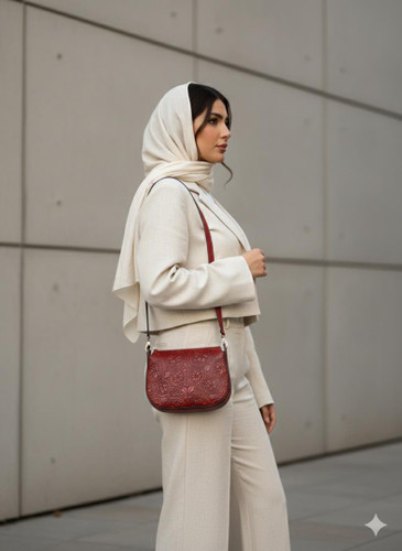 کیف چرم حکاکی چرم گابای