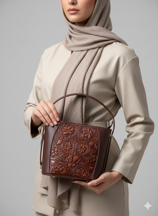 کیف زنانه حکاکی شده